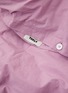 Detail View - Click To Enlarge - TEKLA - Percale Organic Cotton Flat Sheet – Mallow Pink