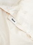Detail View - Click To Enlarge - TEKLA - Percale Organic Cotton Flat Sheet – Winter White