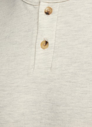  - FEAR OF GOD - Contrasting Quarter Sleeve Cotton Henley