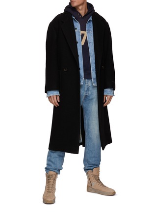 Figure View - Click To Enlarge - FEAR OF GOD - Wool Double Breasted Coat