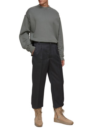 Figure View - Click To Enlarge - FEAR OF GOD - Double Pleated Wool Tapered Pants