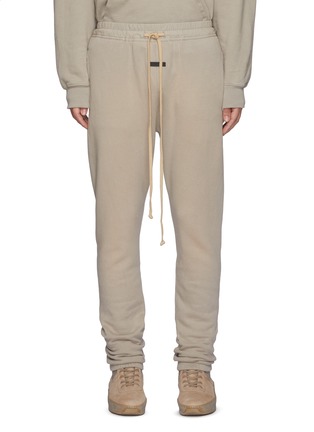 Main View - Click To Enlarge - FEAR OF GOD - Vintage Looking Cotton Drawstring Jogger Pants