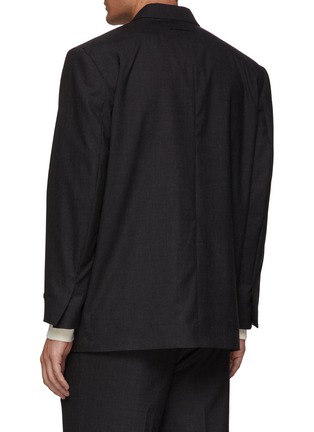 Back View - Click To Enlarge - FEAR OF GOD - Patch Pocket Double Breasted Blazer