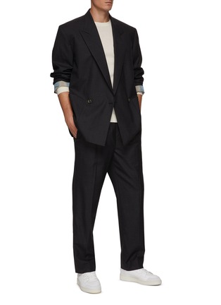 Figure View - Click To Enlarge - FEAR OF GOD - Patch Pocket Double Breasted Blazer