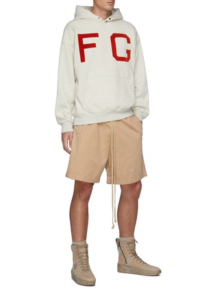 Figure View - Click To Enlarge - FEAR OF GOD - Cotton Twill Drawstring Sweatshort