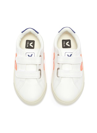 Figure View - Click To Enlarge - VEJA - Esplar' ChromeFree Leather Velcro Toddler Sneakers