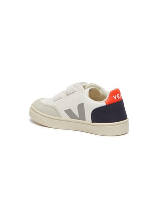 Detail View - Click To Enlarge - VEJA - V-12' ChromeFree Leather Velcro Toddler Sneakers