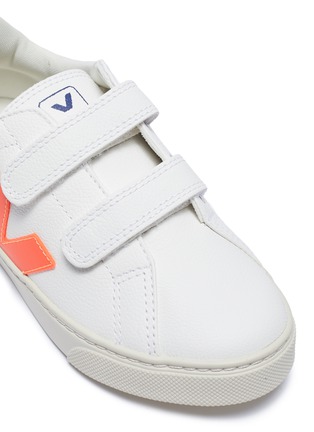 Detail View - Click To Enlarge - VEJA - Esplar' ChromeFree Leather Velcro Kid's Sneakers