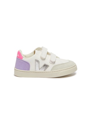 Main View - Click To Enlarge - VEJA - V-12' ChromeFree Leather Velcro Toddler Sneakers