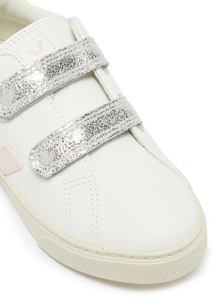 Detail View - Click To Enlarge - VEJA - Esplar' ChromeFree Leather Velcro Kid's Sneakers