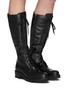 Figure View - Click To Enlarge - LA CANADIENNE - Caprice' Tall Lace Up Leather Boots