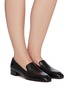Figure View - Click To Enlarge - AEYDE - Angi' Leather Loafer