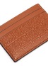 Detail View - Click To Enlarge - LOEWE - Embossed Anagram Calfskin Leather Cardholder