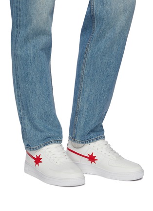 Figure View - Click To Enlarge - STARWALK - White And Red 2.0 Sneakers