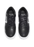 STARWALK - Laser 2.0' Black Leather Sneakers With Iridescent Panels