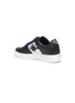 STARWALK - Laser 2.0' Black Leather Sneakers With Iridescent Panels
