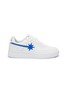 Main View - Click To Enlarge - STARWALK - Blue Leather Lace Up Sneakers