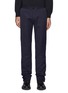 Main View - Click To Enlarge - DANIEL W. FLETCHER - Buttoned Split Hem Wool Blend Tailored Trousers