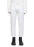Main View - Click To Enlarge - DANIEL W. FLETCHER - Contrasting Stitching Cropped Slim Jeans