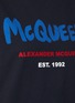 ALEXANDER MCQUEEN - Graffiti Logo Print Cotton T-shirt