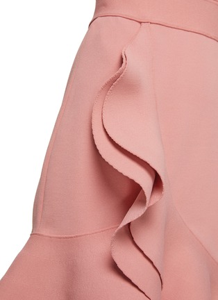  - ALEXANDER MCQUEEN - SLEEVELESS RUFFLE DETAIL MINI DRESS