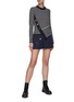 Figure View - Click To Enlarge - ALEXANDER MCQUEEN - Button-Embellished Mini Wool Shorts