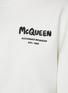 - ALEXANDER MCQUEEN - Graffiti Logo Embroidery Cropped Crew Neck Sweater