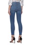 Back View - Click To Enlarge - L'AGENCE - Core Margot Light Wash Cropped Skinny Jeans