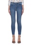 Main View - Click To Enlarge - L'AGENCE - Core Margot Light Wash Cropped Skinny Jeans