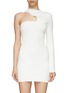 Main View - Click To Enlarge - GAUGE81 - ‘Tinino' one-shoulder ribbed mini dress
