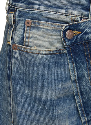  - R13 - Crossover Waistband Wide Leg Denim Jeans