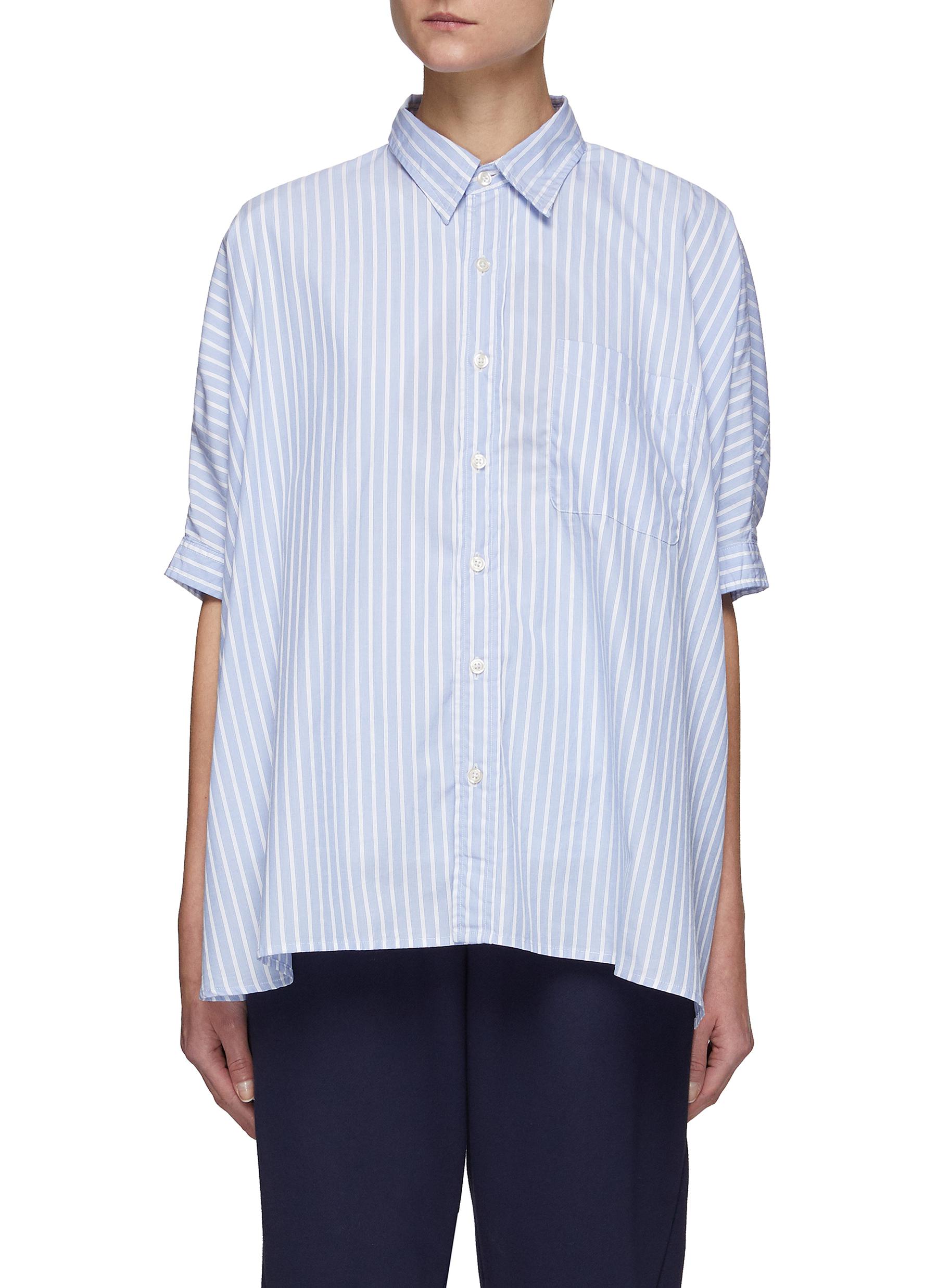 button up boxy shirt