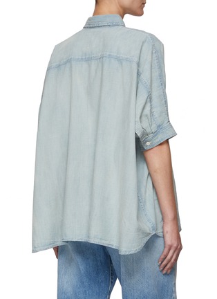 Back View - Click To Enlarge - R13 - Oversize Button Up Denim Shirt