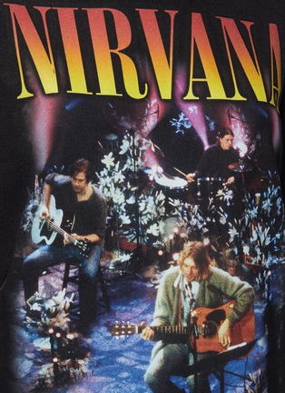  - R13 - ‘Nirvana Concert’ Graphic Print Cotton Jersey T-Shirt