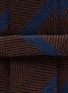 Detail View - Click To Enlarge - STEFANOBIGI MILANO - Wool Cuba Herrington Stripes Tie