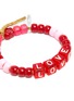 Detail View - Click To Enlarge - LAUREN RUBINSKI - Love beads by LR 'Love' Beaded Bracelet