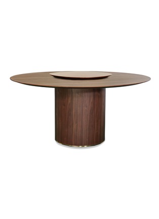 Main View - Click To Enlarge - STELLAR WORKS - Crawford Walnut Dining Table