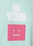 ACNE STUDIOS - Face Logo Print Cotton Blend T-Shirt