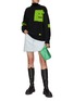 Figure View - Click To Enlarge - ACNE STUDIOS - BIG FACE LOGO LONG SLEEVES SWEATER
