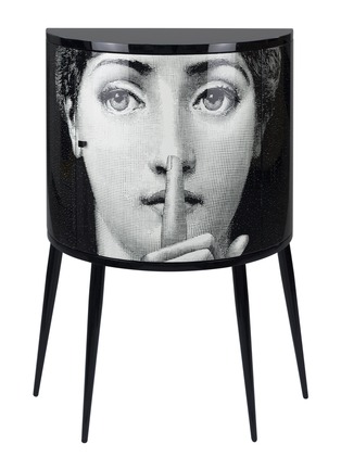 Main View - Click To Enlarge - FORNASETTI - CONSOLLE SILENZIO Cabinet – Black/White