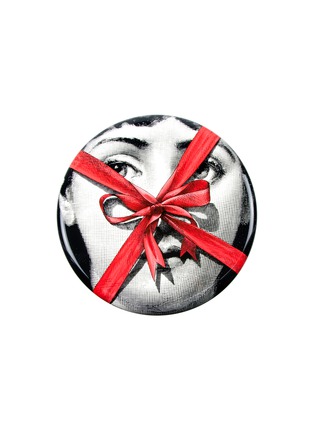 Main View - Click To Enlarge - FORNASETTI - Gift Stool – Black/White/Red