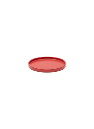 Main View - Click To Enlarge - LANE CRAWFORD - WAX CANDLE HOLDER CERAMIC BASE — RED