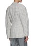 Back View - Click To Enlarge - ACNE STUDIOS - Round Sleeve Slim Fit Single Breasted Blazer