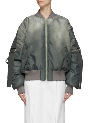 Main View - Click To Enlarge - ACNE STUDIOS - D-RING DETAIL OMBRÉ BOMBER JACKET