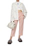 Figure View - Click To Enlarge - ACNE STUDIOS - HIGH RISE CROPPED LEG PANTS