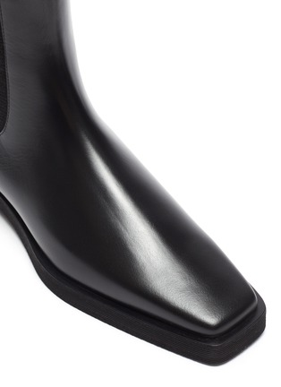 Detail View - Click To Enlarge - TOTÊME - Square Toe Leather Chelsea Boots