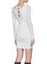 DION LEE - Mesh Panelled Hosiery Mini Dress