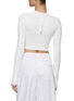Back View - Click To Enlarge - DION LEE - MOCK NECK LONG SLEEVE CORSET TOP