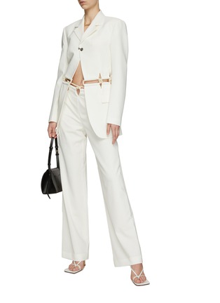 Figure View - Click To Enlarge - DION LEE - ROPE MACRAME BLAZER