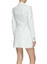 Back View - Click To Enlarge - DION LEE - LACED COMPACT COAT DRESS
